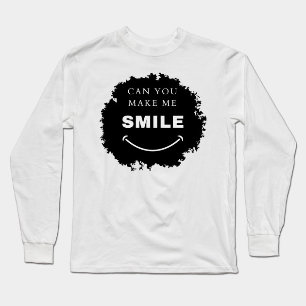 can you make me smile ?! challenge lover Long Sleeve T-Shirt by ✪Your New Fashion✪